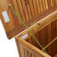 Boîte de rangement d'extérieur vidaXL, boîte de rangement avec couvercle, 35,4 x 19,7 x 22,8 pouces, bois d'acacia massif, brun