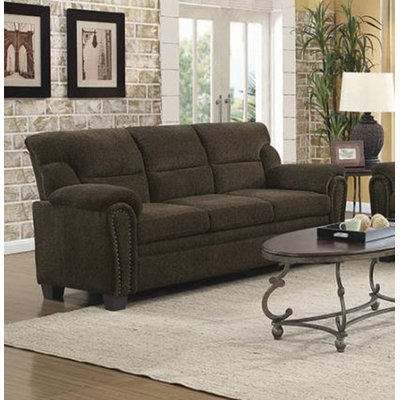 Amarey 78" Chenille Pillow Top Arm Sofa