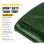 Classic 5 Mil 25 'X 40', Vert, Housse de bâche, Imperméable, Résistant aux rayons UV, Résistant aux déchirures et déchirures, Bâche en poly avec bords renforcés pour toit, patio, couverture de piscine, bateau-67632614-100540886