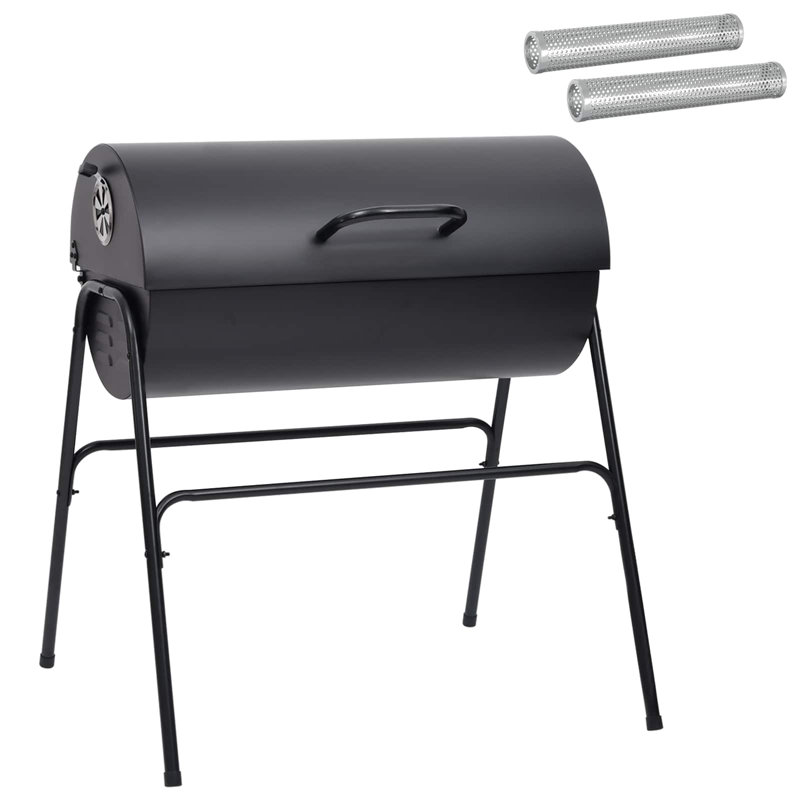 VidaXL 80cm W Wood Pellet Grill