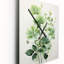 Minimalisme vert avec ombres de Ferms - horloge murale abstraite Botanicals-1697398984