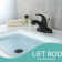 Pop-up Bathroom Sink Drain Lift Rod Drain with Overflow