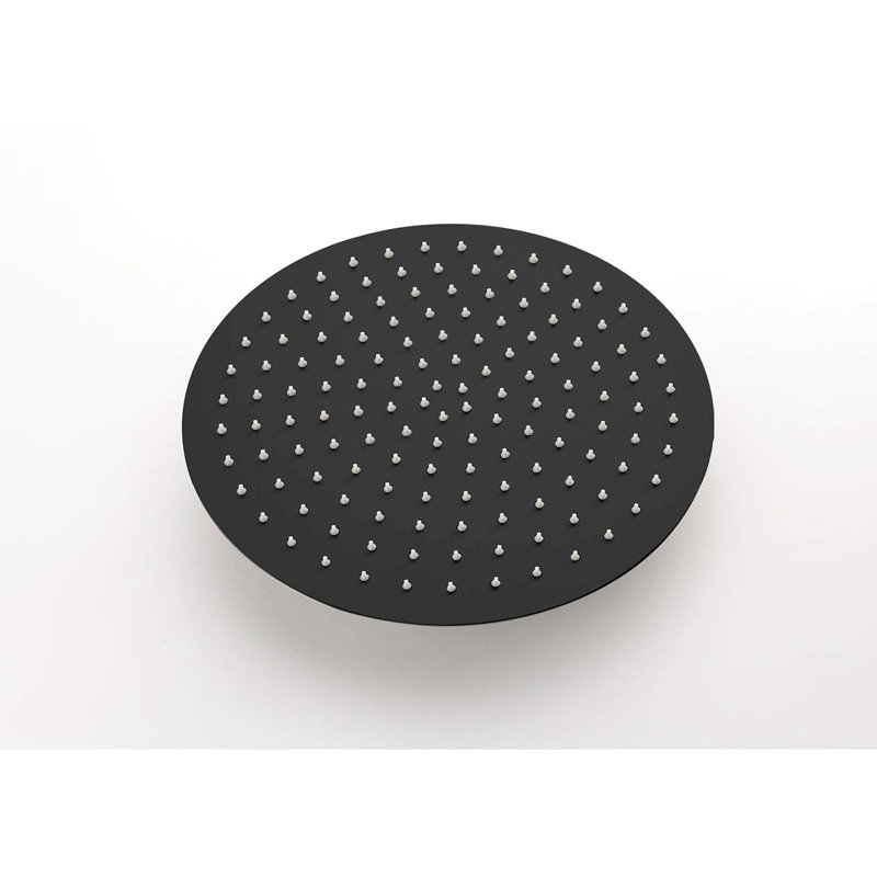 Matte Black Shower - Constructed With Superior Brass And Stainless Steel For Luxury Wall Mounted In Built, Matte Black