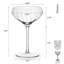 Cheers 15 oz. Coupe Cocktail Glasses