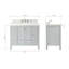Ensemble de meuble-lavabo simple Cambridge-110870683-134281922-134281923