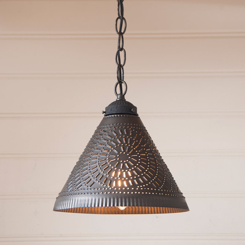 Luminaire suspendu conique à 1 lumière Ranstead