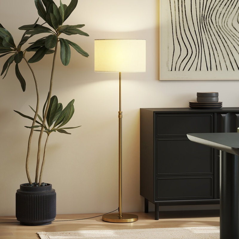 168cm Polished Traditional Floor Lamp