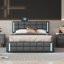 Lit plateforme tapissier Casch-705103327