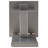 Estructura Steel Flush Mounted Sconce