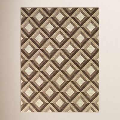 Mirena Beige Geometric Rug