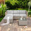 Wicker 4 - Person Garden Lounge Set with Cushions-1151980911