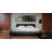 Upholstered Faux Leather Sleigh Bed-20945126-20945127