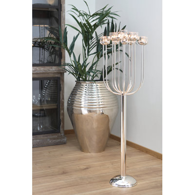 Toplight Iron Floor Candelabra