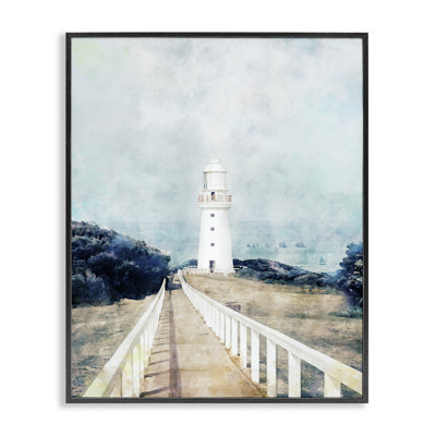 Phare blanc, promenade, Rocky Clif, par Ziwei Li, 926