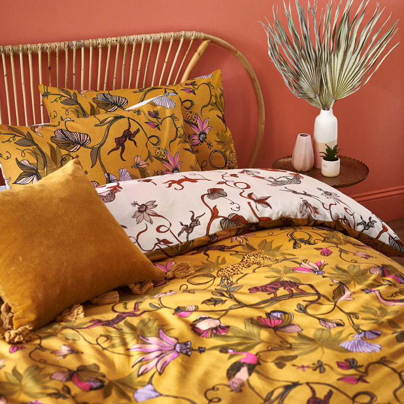 Floral Duvet Cover Set with Pillowcases Included, Single Duvet Cover + 1 Standard Pillowcase