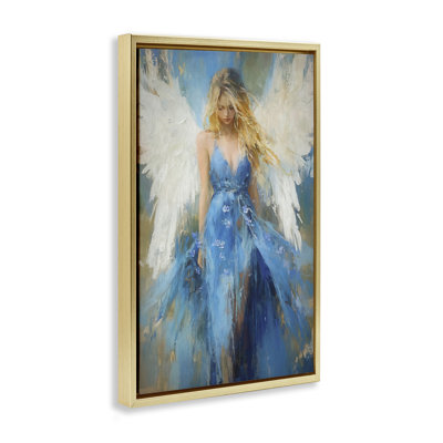 Blue Flame of Hope Floating Frame, design by Tina LeCour