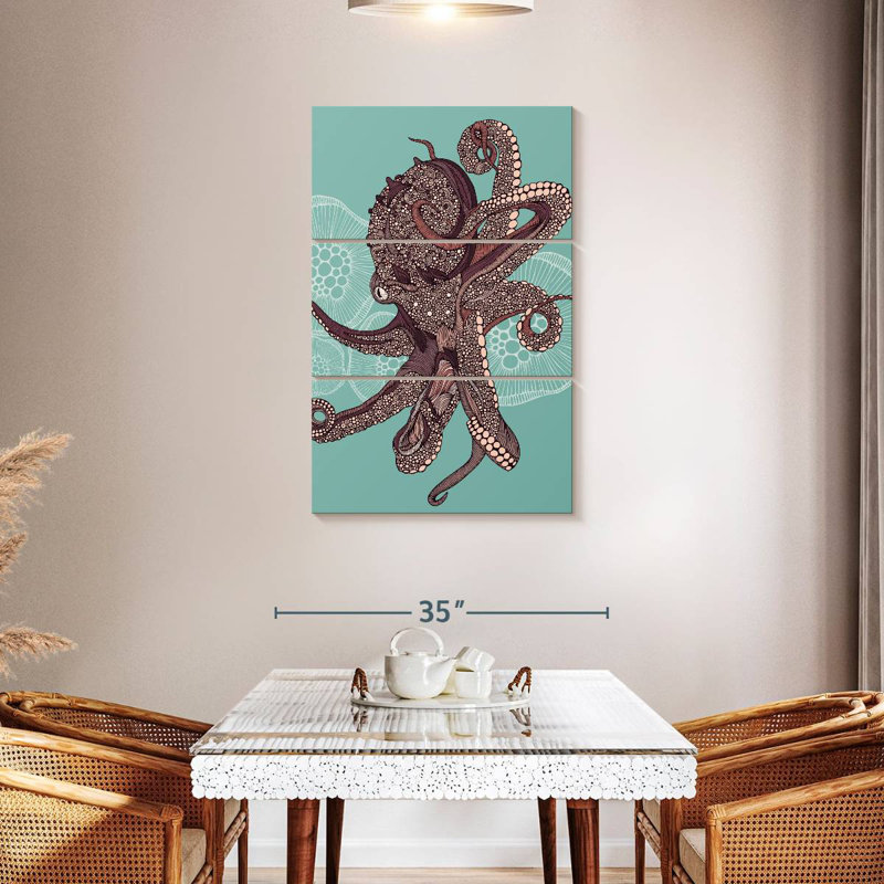 Brampt Octopus Bloom, 45" H x 28" W