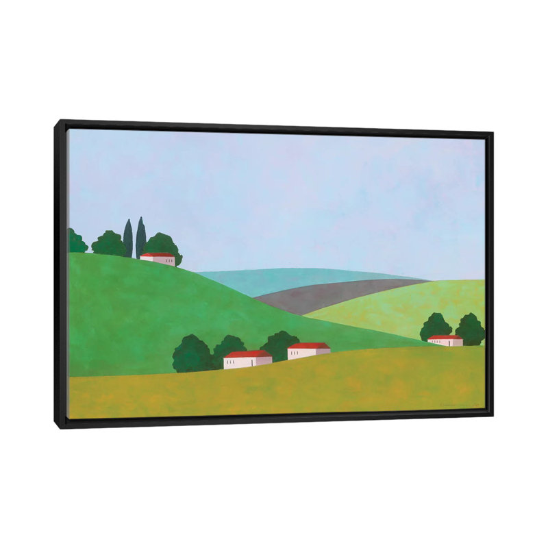Amikam 1 Piece Painting on Canvas, 152.5 cm H x 101.5 cm W, Black Framed