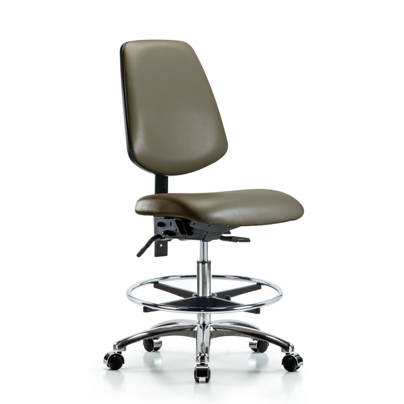 Chaise de travail Khamyla, Non, Taupe