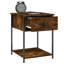 Allums 44cm W Iron Bedside Table-607737446-640343853