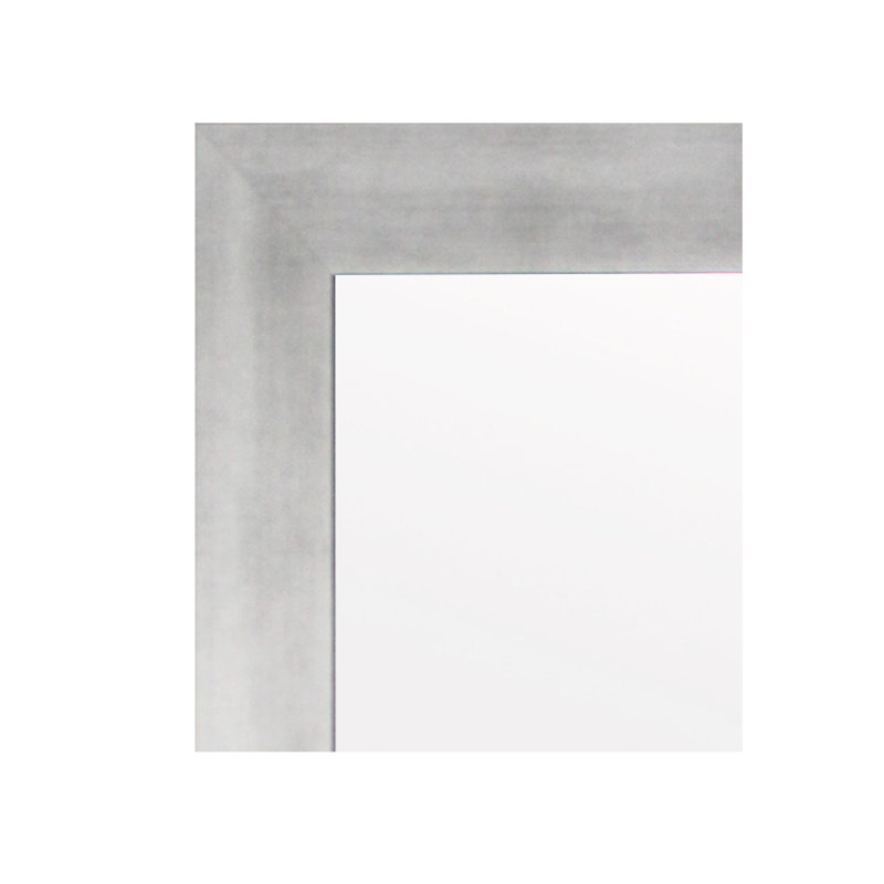 Flat Wall Mirror, 65.5" H x 30.5" W, Silver