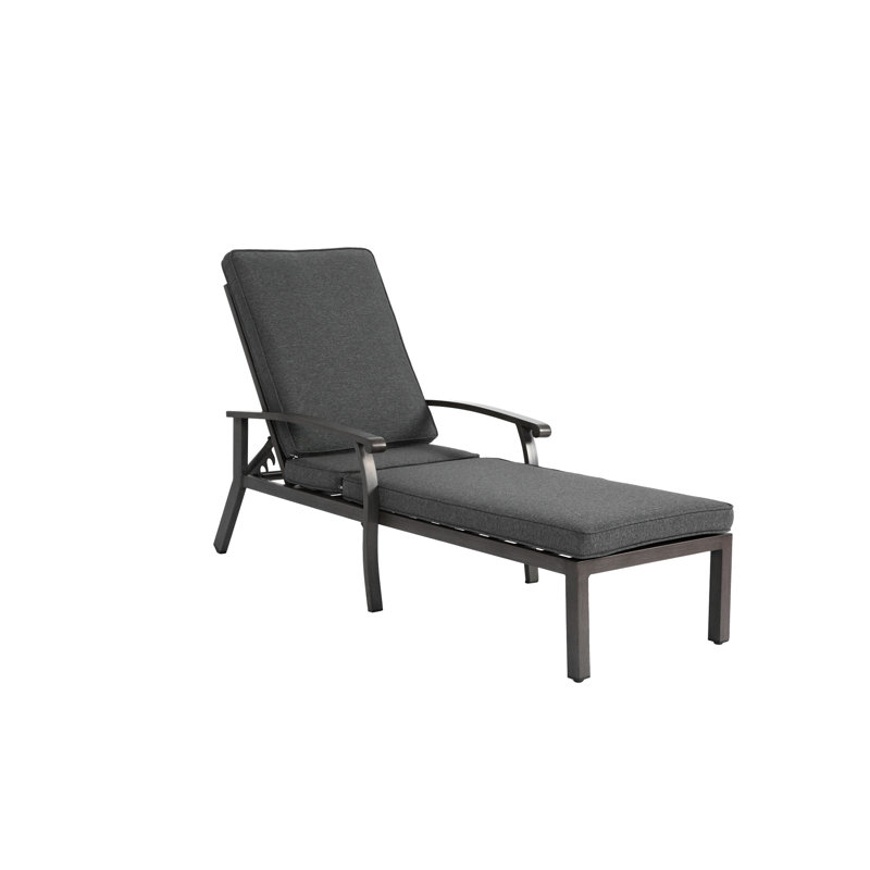 Méridienne en aluminium coulé, Grey