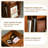 Modern Minimalist Caramel - Coloured Sofa Mobile Side Table