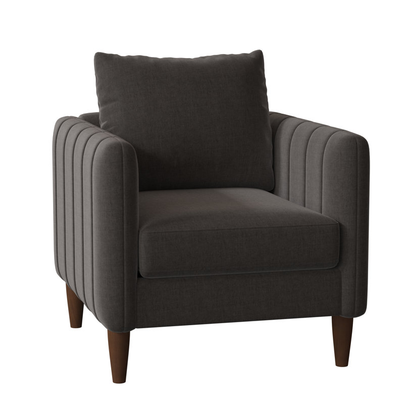 Kaveen Upholstered Armchair, Gray, Entice Graphite