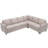 Sleeper Sofa, 2 in 1 Pull Out Couch Bed,6 seater sofa bed, L Shaped Sleeper