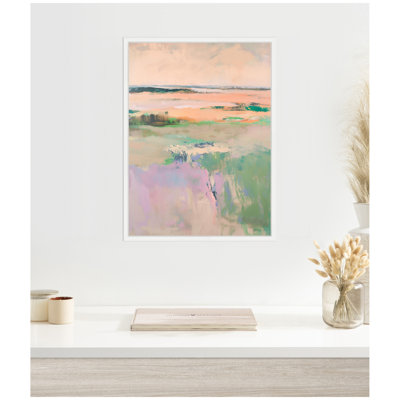 Pastel Horizon II by Adhemar Framed Canvas Wall Art Print
