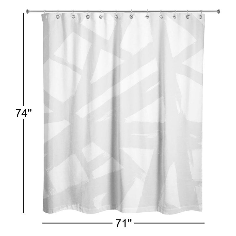 Rideau de douche simple Abril, Rougir