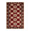 Machine Washable Art Deco Brown Area Rug