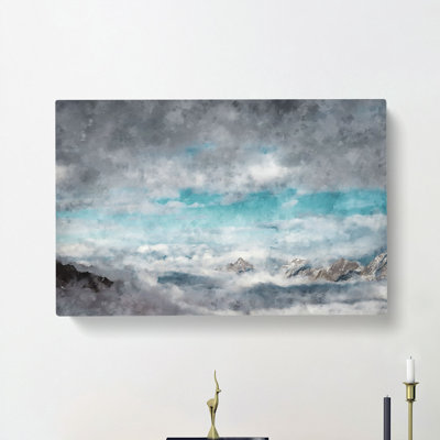 Mountain Clouds - Wrapped Canvas