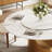 Drennen 59" Modern Round Dining Table Set With Lazy Susan, 6Pcs Dining Chairs-125375531