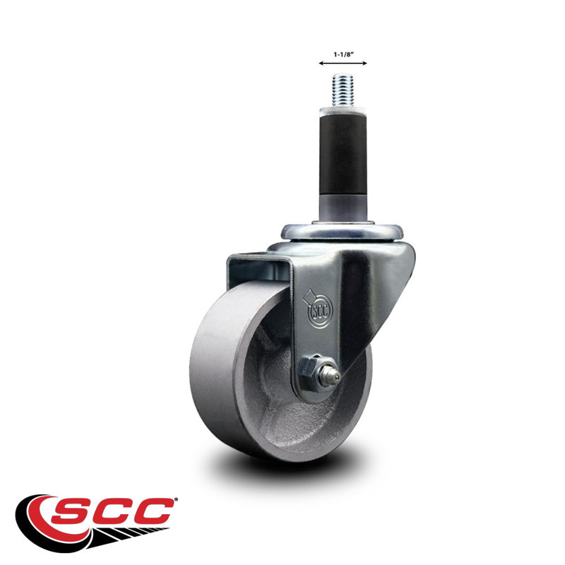 Roulettes pivotantes 3 po SCC
