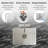 Los Flexi White Undermount Kitchen Sink-111687796-111687797-111687801
