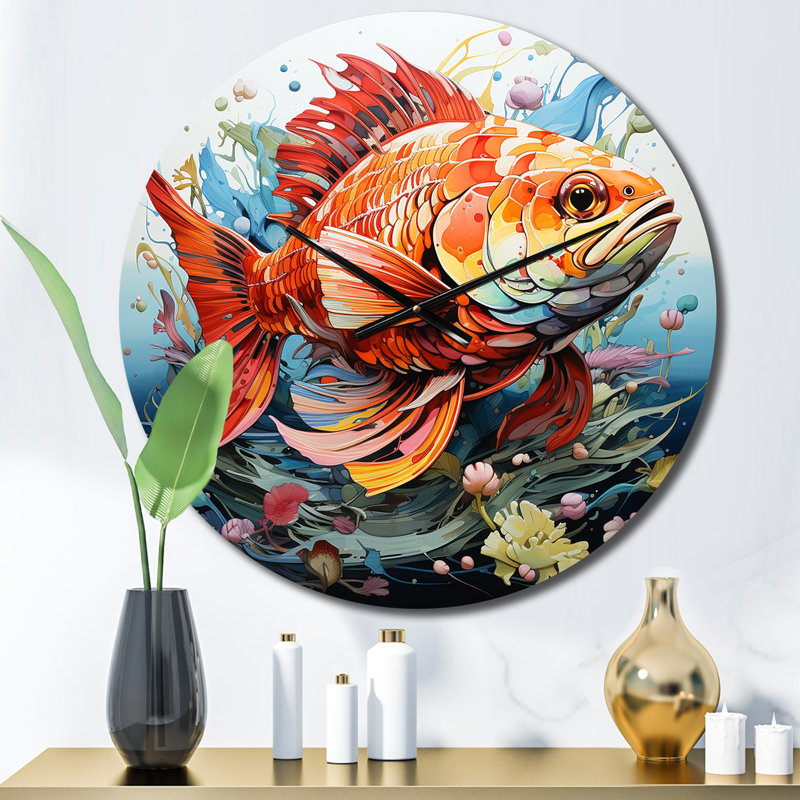 Cono - Horloge murale animaux, Moyenne