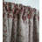 Boho Block Print Rod Pocket Curtain Red Floral Linen Window Drapes for Living Room – Shillong-876932877