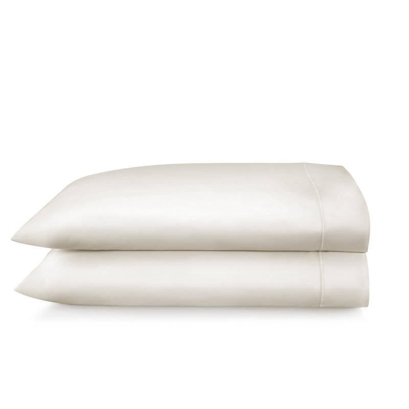 Soprano 420 Thread Count Egyptian-Quality Cotton Sateen Pillowcase, King Pillowcase, Platinum