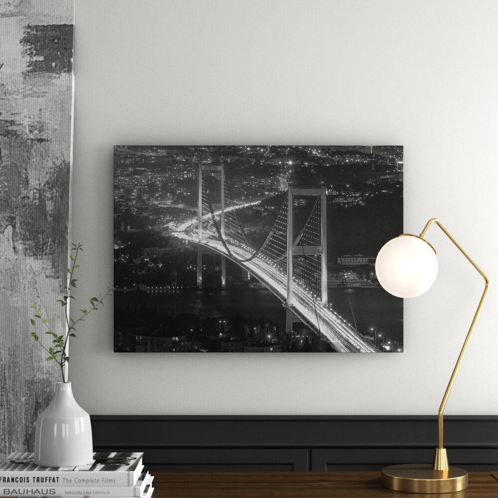 Leinwandbild „Bosporus-Brücke“, Fotodruck