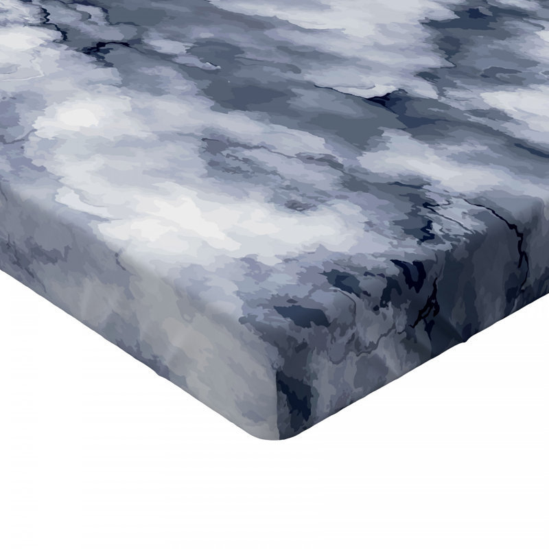 Microfiber Abstract Fitted Sheet, Full Fitted Sheet
