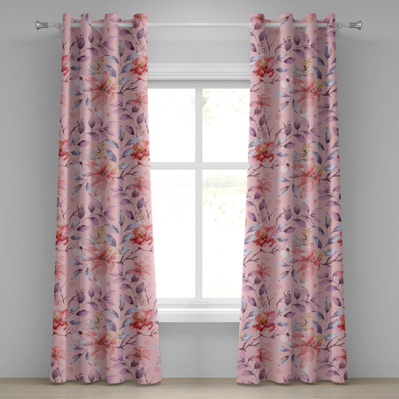 Drish Semi Sheer Curtain Pair