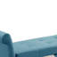 Banc bleu avec rangement Myaisha Finn