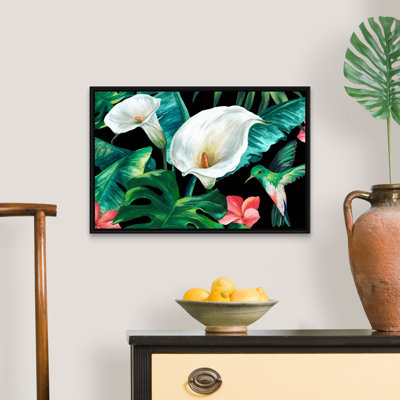Reproduction d’art sur toile, "Hummingbird Paradise" par Eva watts