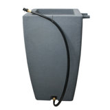 Camarillo Tall Square Rain Barrel with Hose