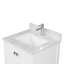 Meuble-lavabo simple 24 po avec plateau en marbre de Carrare Nishiki-1750988448