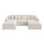Canapé modulaire en velours côtelé Tolzmann-1248947039