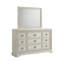 Ensemble commode et miroir Armor blanc