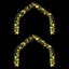 vidaXL Christmas Garland with 600 LEDs PVC-1034889269