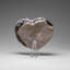 Genuine Amethyst Crystal Cluster Heart From Uruguay (277 Grams)